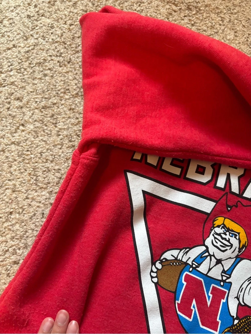 Vintage Nebraska Cornhuskers Red Crewneck Sweatshirt